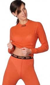 MOIRA Mono triko dlouhý rukáv dámské – oranžová