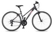 Dámské krosové kolo 4EVER FLAME black/metal pink 2024