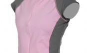 Dámský cyklistický dres Rogelli MURAVERA – růžovo/šedý L