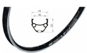 Ráfek RMX Dragon 26“ 36děr, černý 