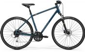 Krosové kolo MERIDA CROSSWAY 100 Teal-Blue(Silver-Blue/Lime)  2023
