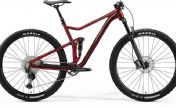 Celoodpružené kolo MERIDA ONE-TWENTY 600 Dark Strawberry(Black)  2023