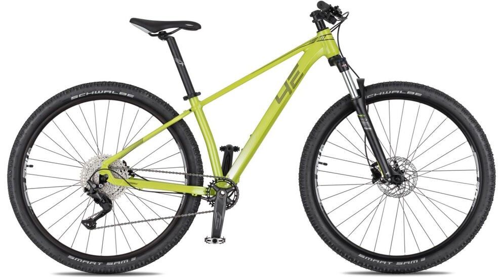 Juniorské horské kolo 4EVER DARK ACTIVE lime black/mirror 2024