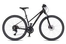 Dámské krosové kolo 4EVER PULSE DISC matt black / rose gold 2026