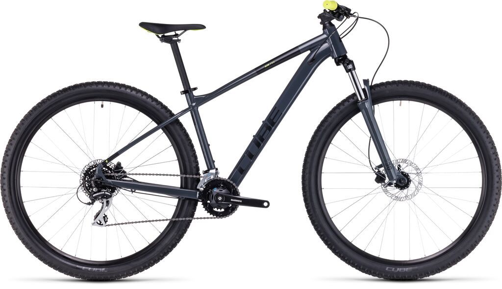 Horské kolo Cube Aim Pro grey´n´flashyellow 2024