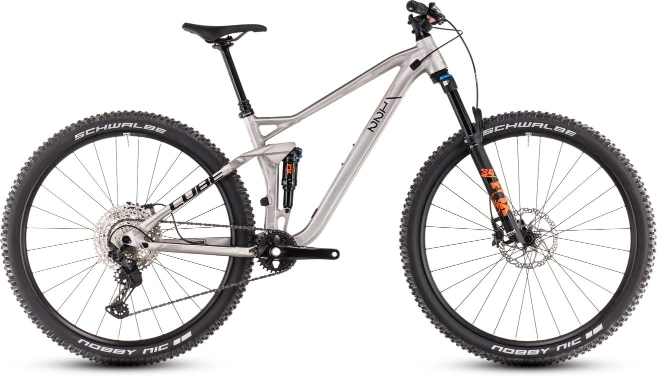 Celoodpružené kolo CUBE Stereo ONE22 Race rawmetal´n´black 2025