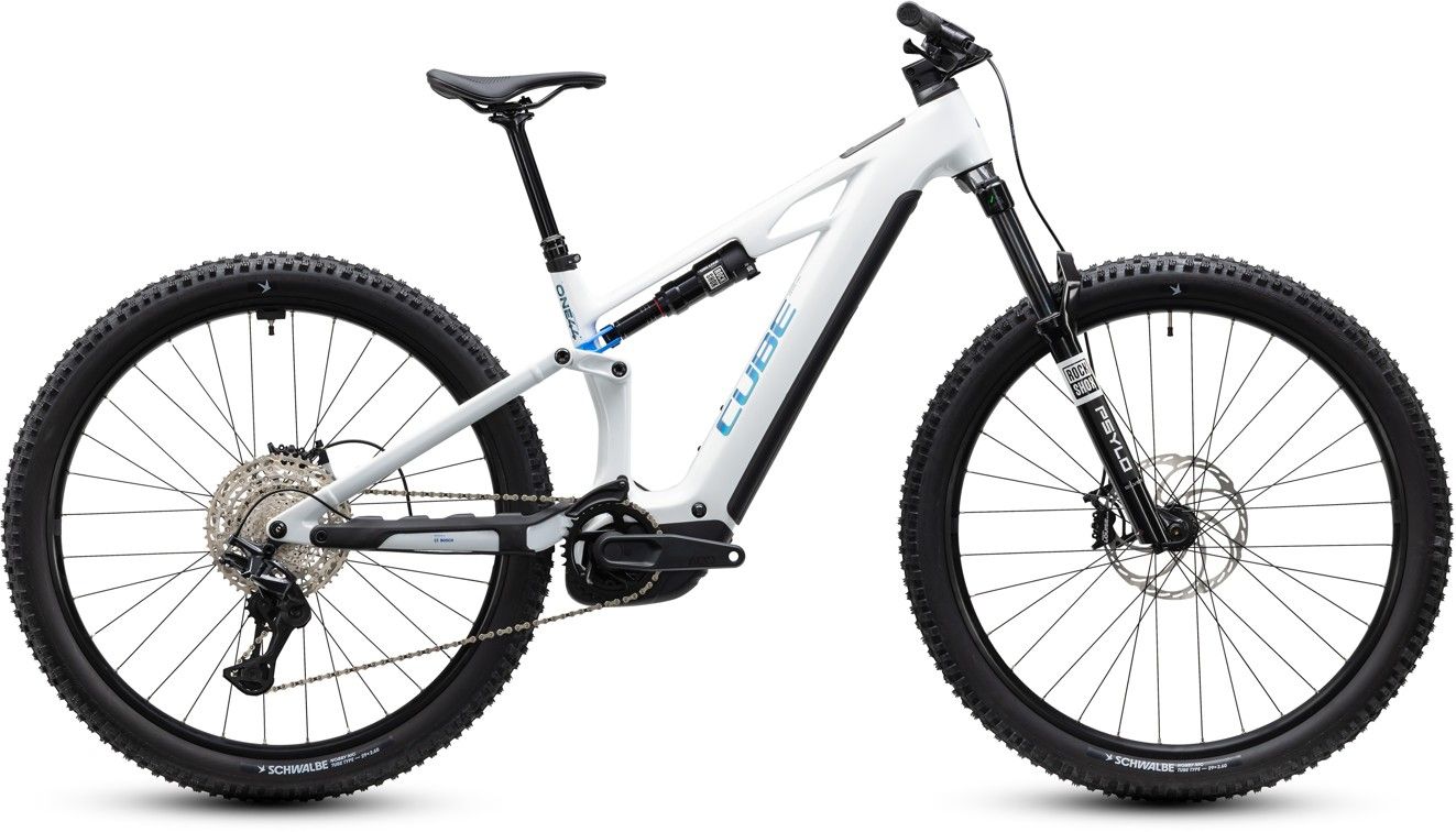 Elektrokolo Cube Stereo Hybrid ONE44 HPC Pro 800 metallicwhite´n´blue 2027