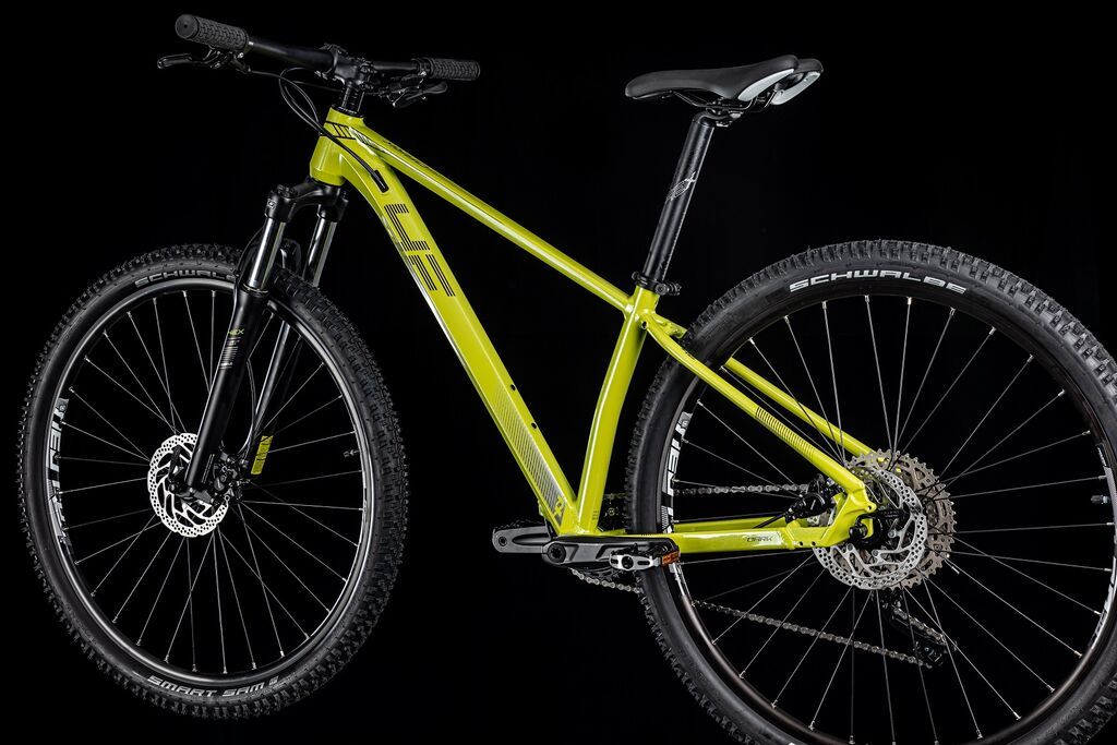 Juniorské horské kolo 4EVER DARK ACTIVE lime black/mirror 2024