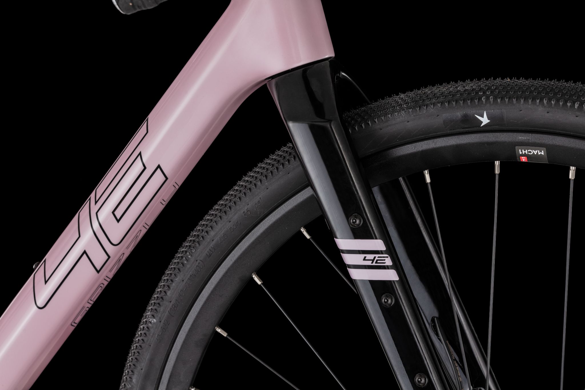 Gravel kolo 4EVER GRIZZLY ELITE LADY coral black 2026