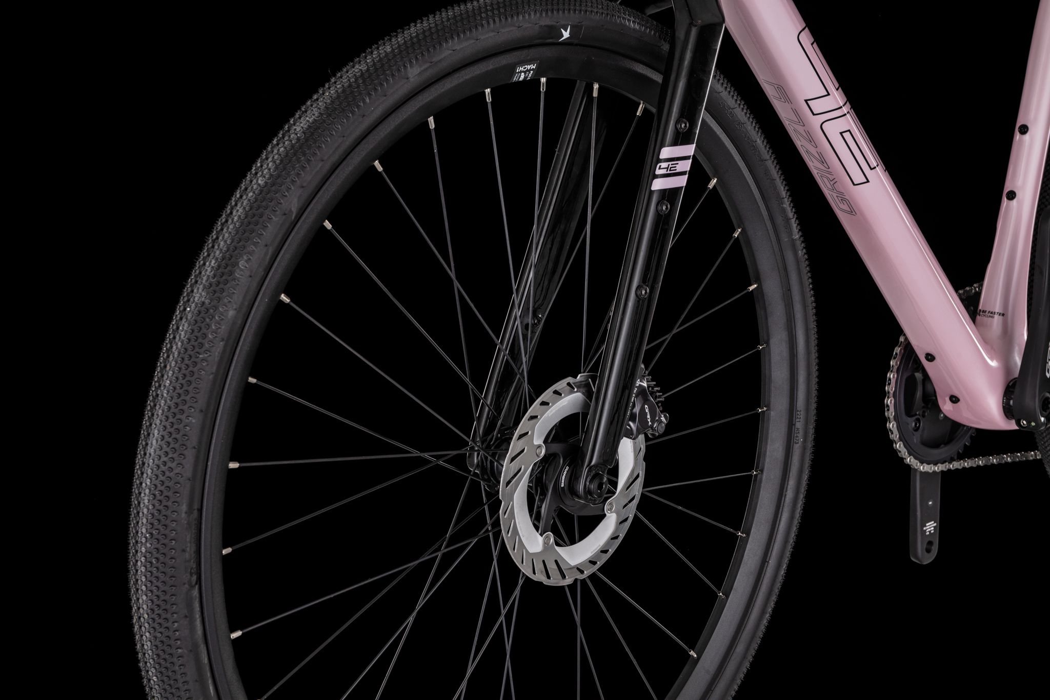 Gravel kolo 4EVER GRIZZLY ELITE LADY coral black 2026