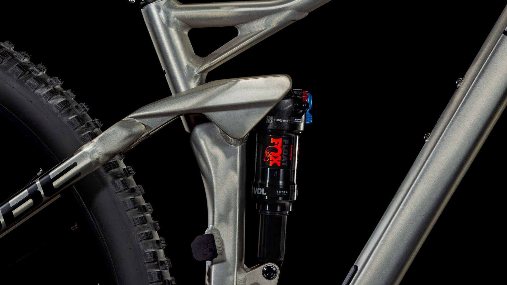 Celoodpružené kolo CUBE Stereo ONE22 Race rawmetal´n´black 2025