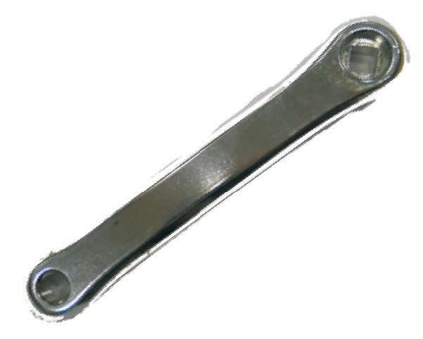 Klika levá 170mm Al čtyřhran - černá