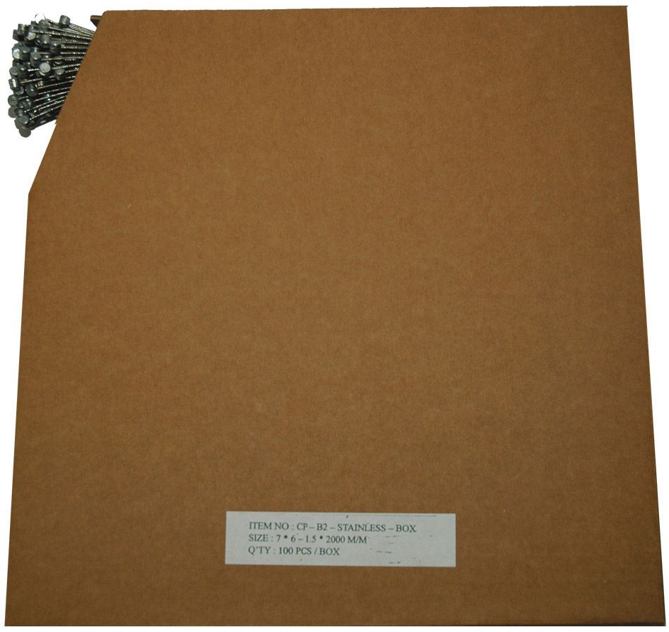 Lanko řadící nerez CP-A3-STL-BOX ,2m, balené 100ks/box