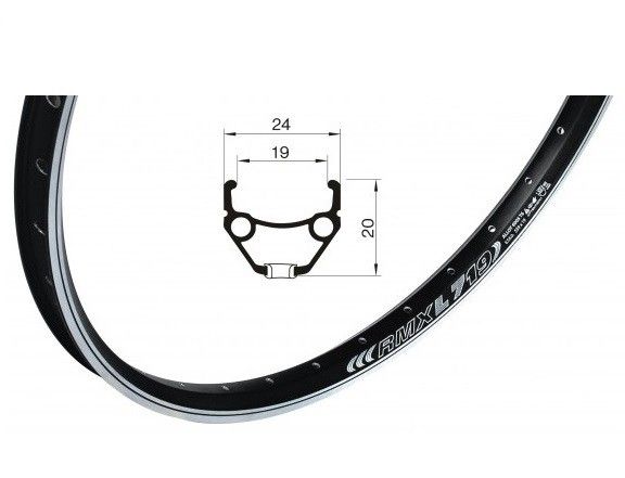 Ráfek RMX Dragon 26“ 36děr, černý 