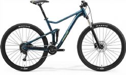 Celoodpružené kolo MERIDA ONE-TWENTY RC 300 Teal-Blue(Lime)  2023