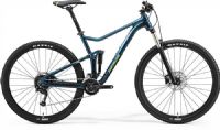 Celoodpružené kolo MERIDA ONE-TWENTY RC 300 Teal-Blue(Lime)  2023