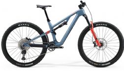 Celoodpružené kolo MERIDA ONE-FORTY 6000 Silk Steel Blue(Blue/Race Red) 2024