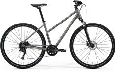 Dámské krosové kolo MERIDA CROSSWAY 100 Silk Warm Slate Grey(Black) W- 2026