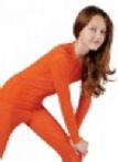 MOIRA Mono dětské dlouhý rukáv – oranžová vel. 130
