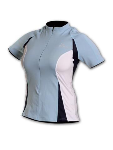 Dámský cyklistický dres Rogelli VITTORIA - světle modrý L