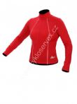 Dámský cyklistický dres Rogelli CARBONIA – červený XL